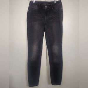 Black Jean Jegging Maurices Black Denim Jeans Size M 28 EUC